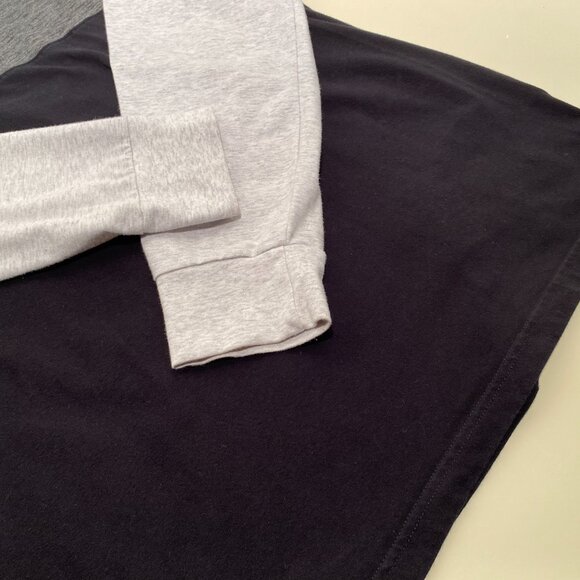 American Eagle Standard Fit Men's Striped Long-Sleeve Pullover Athletic Tee - Picture 5 of 6